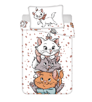 Aristocats Peuterdekbedovertrek Friends - 100 x 135 cm - Katoen
