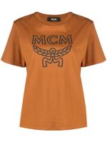 MCM t-shirt à logo imprimé - Marron