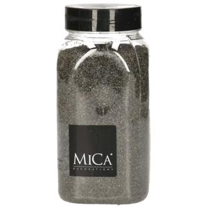 Mica Decorations deco Zand - 1 kg - antraciet - hoby zandkorrels