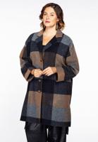 Yoek Cardi-jacket wool | Blauw | Maat 42/44