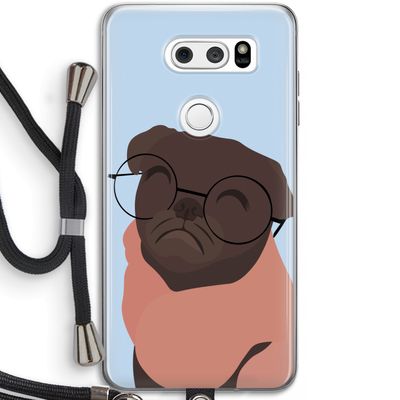 Ludo: LG V30 Transparant Hoesje met koord