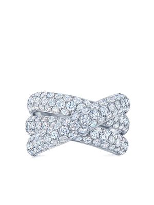 KWIAT bague Moonlight en or blanc 18ct ornée de diamants - Argent