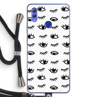 Eye pattern #2: Honor Note 10 Transparant Hoesje met koord