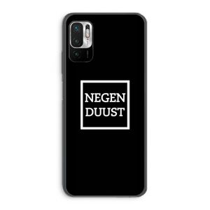 Negenduust black: Xiaomi Redmi Note 10 5G Transparant Hoesje