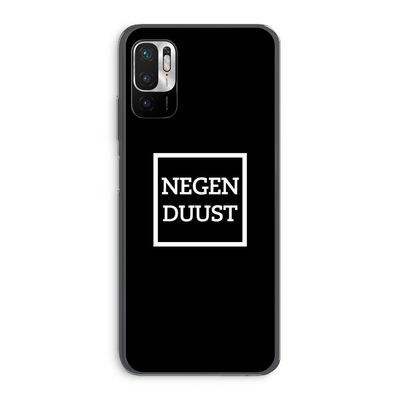 Negenduust black: Xiaomi Redmi Note 10 5G Transparant Hoesje