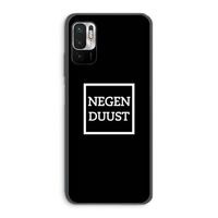 Negenduust black: Xiaomi Redmi Note 10 5G Transparant Hoesje Negenduust black: Xiaomi Redmi Note 10 5G Transparant Hoesje
