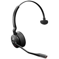 Jabra Engage 55 On Ear headset Telefoon DECT Mono Zwart Incl. oplaad- en dockingstation, Volumeregeling, Microfoon uitschakelbaar (mute) - thumbnail