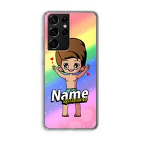 Chibi Maker man: Samsung Galaxy S21 Ultra Transparant Hoesje