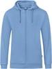 JAKO C6820 Jas Met Kap Organic - Ijsblauw - 3XL