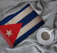 Laptopsticker Cuba vlag