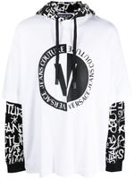 Versace Jeans Couture hoodie à logo imprimé - Blanc - thumbnail