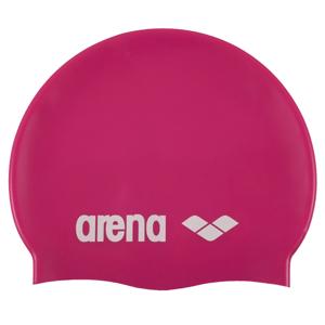 Arena Classic Silicone swimcap fuchsia/white