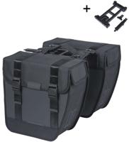 Dubbele fietstas Basil Tour Waterproof MIK 28 liter 14 x 29 x 30 cm (2x) - zwart