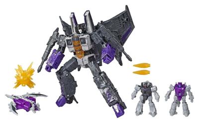Transformers Generations War for Cybertron: Siege Voyager Class Action Figure 4-Pack Decepticon Phantomstrike Squadron 18 cm Transformers Generations War for Cybertron: Siege Voyager Class Action Figure 4-Pack Decepticon Phantomstrike Squadron 18 cm