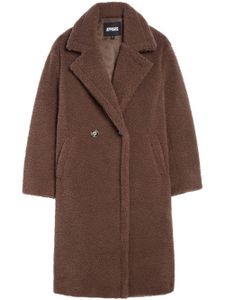 Apparis manteau à boutonnière croisée - Marron