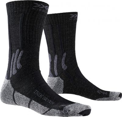 X-Socks wandelsokken Trek X nylon/merinowol zwart