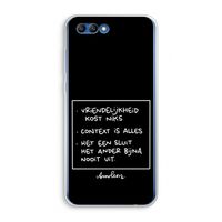 Mijn Motto's: Honor 10 Transparant Hoesje