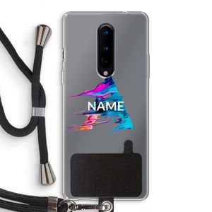 Abstract Spectrum: OnePlus 8 Transparant Hoesje met koord