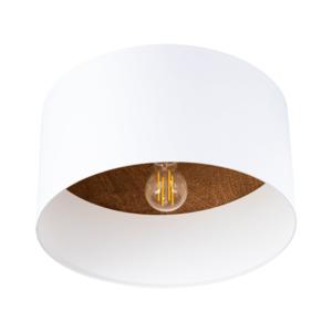 Plafondlamp TELESTO wit/donkerbruin