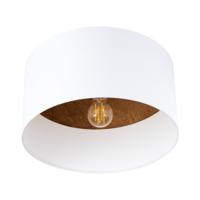 Plafondlamp TELESTO wit/donkerbruin