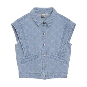 Indian Blue Jeans Zomer gilet meisjes - licht blauw - denim - fancy