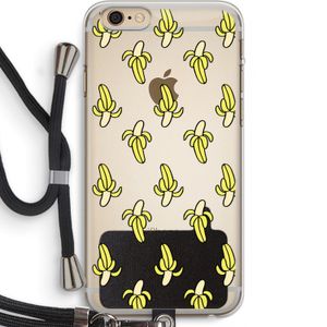 Bananas: iPhone 6 PLUS / 6S PLUS Transparant Hoesje met koord