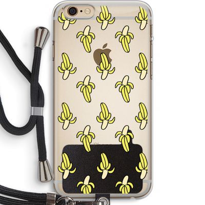 Bananas: iPhone 6 PLUS / 6S PLUS Transparant Hoesje met koord