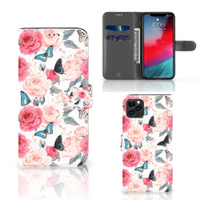 Apple iPhone 11 Pro Max Hoesje Butterfly Roses - thumbnail