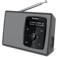 TechniSat DIGITRADIO 2 Radio DAB+, VHF (FM) DAB+, FM, Bluetooth Wekfunctie Zwart/zilver - thumbnail