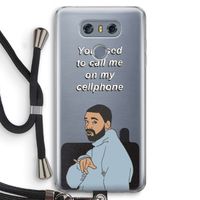 Hotline bling: LG G6 Transparant Hoesje met koord
