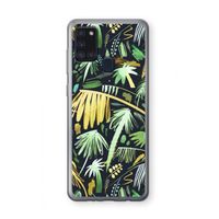 Tropical Palms Dark: Samsung Galaxy A21s Transparant Hoesje