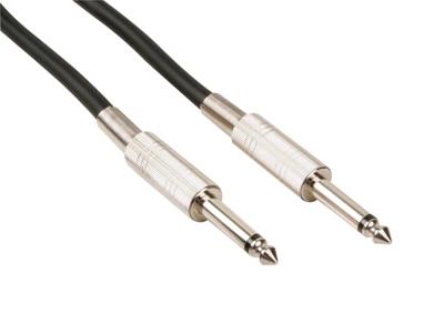 Luidsprekerkabel jack 6.35 mm naar jack 6.35 mm mono 3 m blauw - Velleman