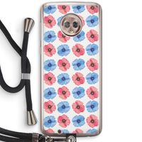 Klaproosjes: Motorola Moto G6 Transparant Hoesje met koord Klaproosjes: Motorola Moto G6 Transparant Hoesje met koord