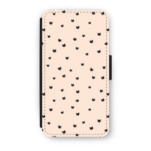 Kleine kattenkopjes: iPhone X Flip Hoesje