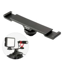 Ulanzi PT-2 Dual Cold Shoe Mount voor camera en telefoonhouder Ulanzi PT-2 Dual Cold Shoe Mount voor camera en telefoonhouder