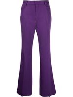 AMI Paris pantalon évasé en serge - Violet