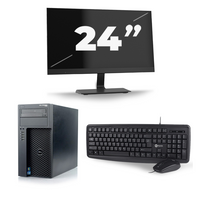 Dell Precision T1650 Micro Tower - Intel Core i3-2e Generatie - 8GB RAM - 256GB SSD - Windows 10 + 1x 24 inch Monitor Dell Precision T1650 Micro Tower - Intel Core i3-2e Generatie - 8GB RAM - 256GB SSD - Windows 10 + 1x 24 inch Monitor