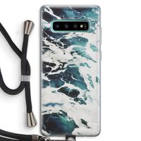 Golven: Samsung Galaxy S10 Plus Transparant Hoesje met koord