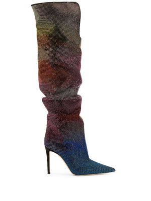 Giuseppe Zanotti bottes GZ Gala Caleido 105 mm - Noir