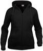 Clique 021035 Basic Hoody Full zip ladies - Zwart - XS