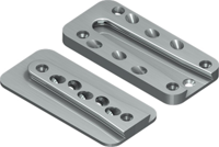GB Sherpa L blinde houtverbinding 170x80x18 100x200 aluminium | 4 stuks - GB09124976 GB Sherpa L blinde houtverbinding 170x80x18 100x200 aluminium | 4 stuks - GB09124976