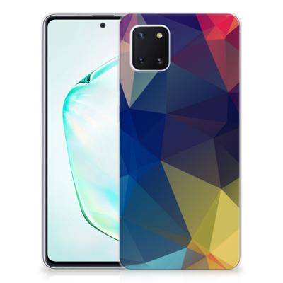 Samsung Galaxy Note 10 Lite | TPU Hoesje | Polygon Dark