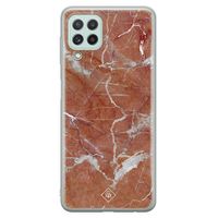Samsung Galaxy A22 4G siliconen hoesje - Marble sunkissed
