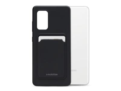 Mobilize Mobilize Rubber Gelly Card Case Samsung Galaxy A52/A52 5G/A52s 5G Matt Black