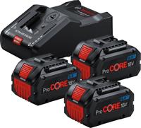 Bosch Blauw 3 x procore18v 8.0ah + 1 x gal 18v-160 | accuset - 0615a5004y
