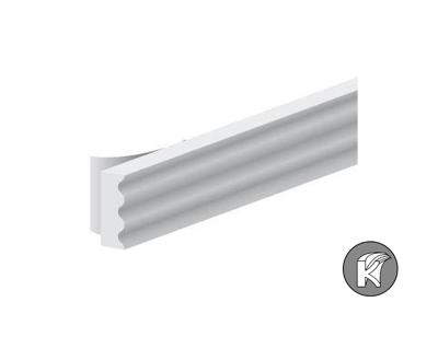 Ellen Tochtband k-profiel - wit - 9x3mm - 7.5m