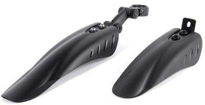 Mirage spatbordenset 16" zwart