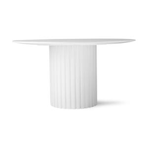 HKliving Pillar eettafel Ø140 cm white