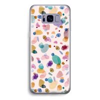 Terrazzo Memphis Pink: Samsung Galaxy S8 Transparant Hoesje