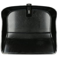 Schop kunststof zonder steel Zwart